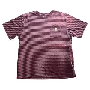Carhartt Men's K87 Striped Pocket Short Sleeve T-Shirt